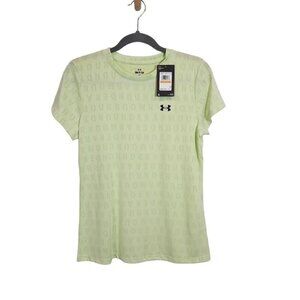 Under Armour Women's Short Sleeve Loose‎ Fit Tee in Green - Size Small